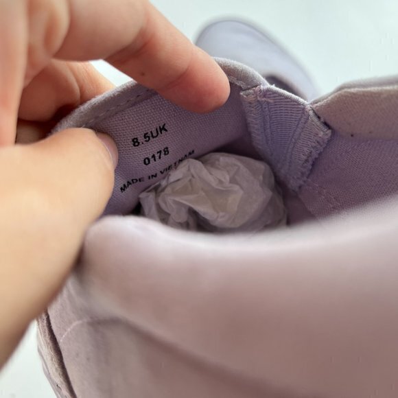 ASOS PURPLE‎ SLIP ON SNEAKERS SHOES Mens SIZE 8.5 UK 10.5 US - Picture 5 of 6